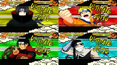 Semua Ultimate Jutsu Karakter Di Game Naruto Ultimate Ninja Ps