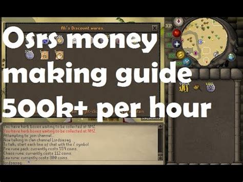 Osrs Money Making Guide 2018 500k Gp Per Hour YouTube