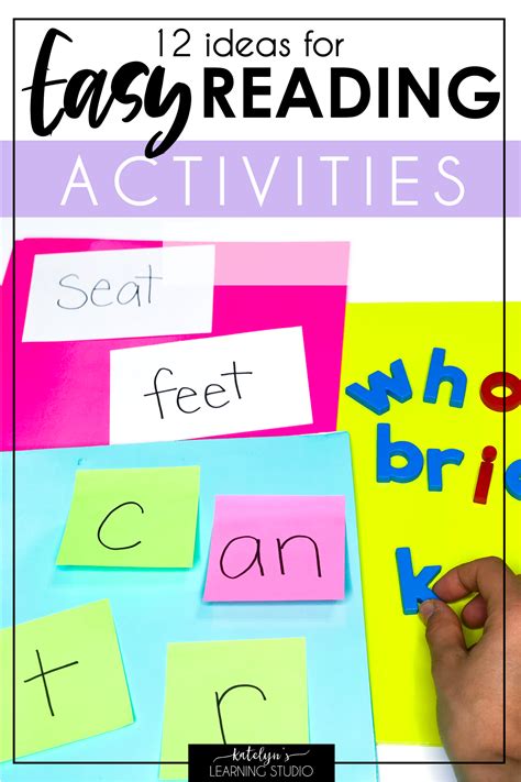 Reading Activities | Reading activities, Fun reading activities ...