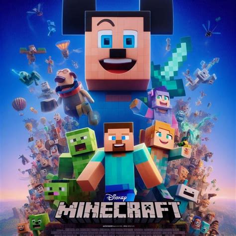 Promo art for the new Minecraft animated movie by Disney : r/PhoenixSC