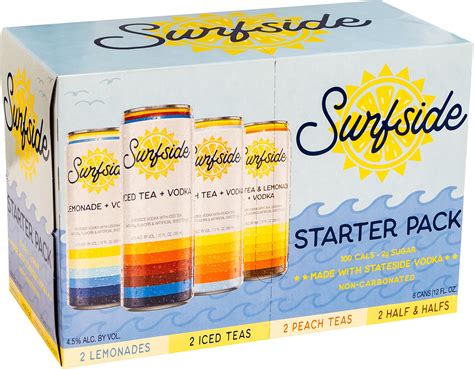 Surfside Lemonade Vodka Variety Pk Cans Pack Of Oz Can