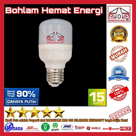 Jual Bohlam Led Watt Lampu Led Bulb Lampu Hemat Energi Bohlam