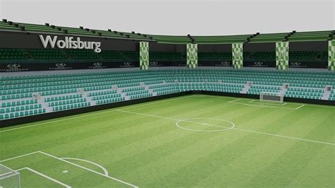 3D model Wolfsburg Football Stadium VR / AR / low-poly | CGTrader