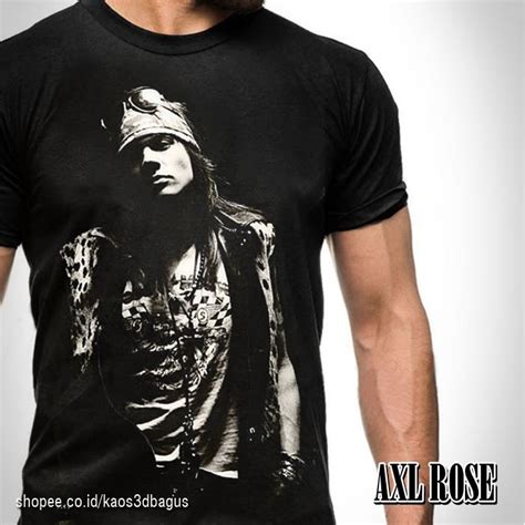 Jual Kaos Axl Rose Gnr Baju Kaos Metal Rock Band Guns N Roses Kaos