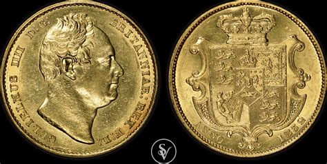 Great Britain 1 Sovereign 1832 William IV Shield MA Shops