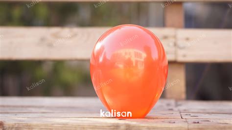 5 12 50 cm Mini Standart Kırmızı Renk Balon Kalisan Balon