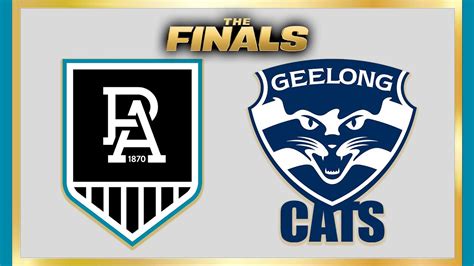 PORT ADELAIDE VS GEELONG 2021 AFL QUALIFYING FINAL LIVE YouTube