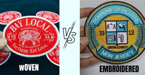 Embroidered Vs Woven Patches A Comprehensive Comparison