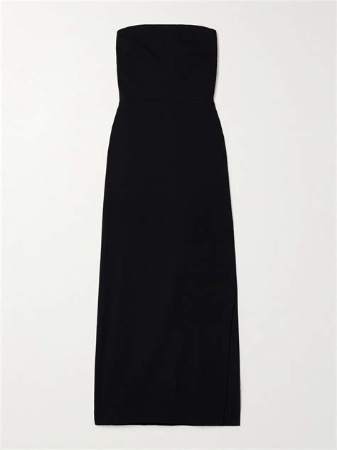 Matteau Strapless Wool Blend Crepe Maxi Dress Net A Porter