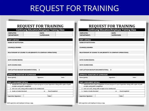 Employee Training Request Template HR Training Application Development