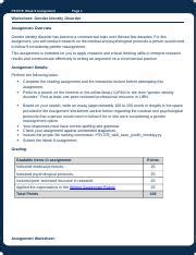 PSY278 Wk9 Assn Mbrown 03132022 Docx PSY278 Week 9 Assignment Page 1