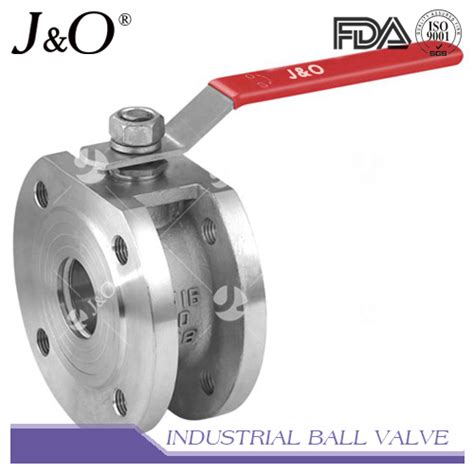 ASME 150 Lbs SS304 316L Wafer Type Flanged Casting Relief Ball Valve