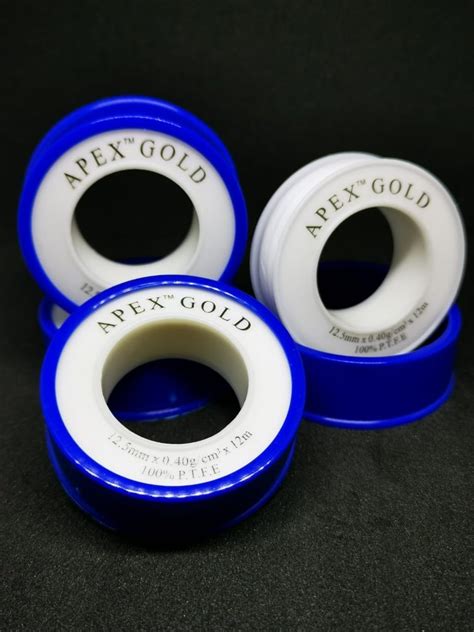 White Apex Gold High Density Ptfe Tapes For Sealing Size Inch At