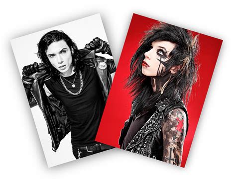 Paul Harries Photographer Andy Biersack Double Sided Print