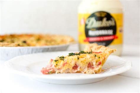 Southern Tomato Pie With Dukes Mayonnaise Jcp Eats