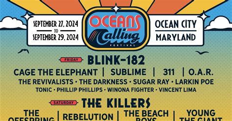 Oceans Calling Festival Unveils Artist Lineup For Second Presentation