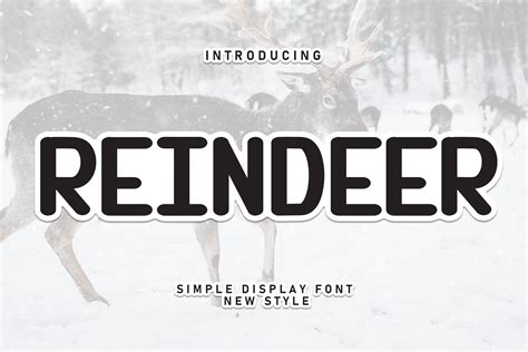 Reindeer Font By William Jhordy · Creative Fabrica