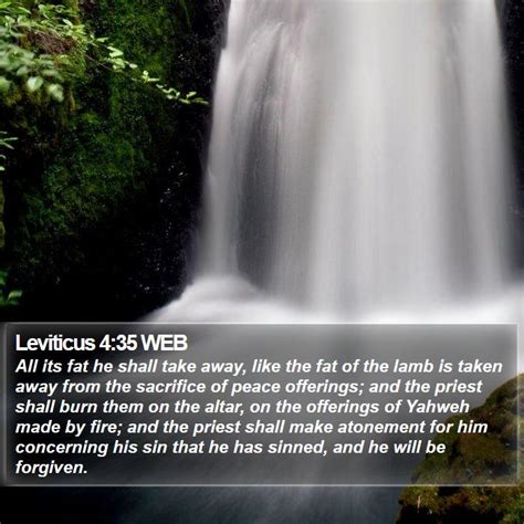 Leviticus 4 Scripture Images Leviticus Chapter 4 WEB Bible Verse Pictures