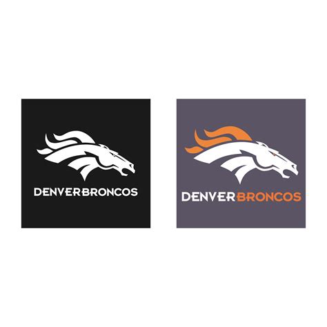 Denver broncos logo vector 26377377 Vector Art at Vecteezy