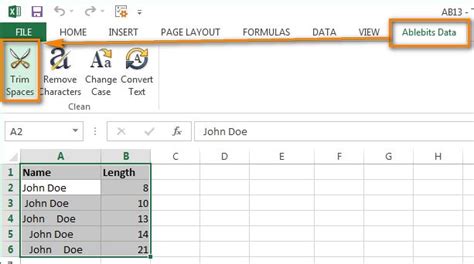 3 Ways To Remove Spaces Between Words Numbers In Excel Cells Words Space Icons Space Character