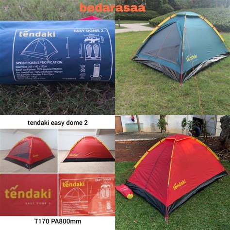 Jual Tenda Camping Tendaki Easy Dome Single Layer Tenda Gunung Murah