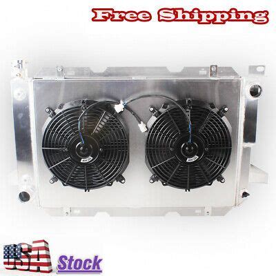 Row Radiator Fan For Ford F F F F Bronco V