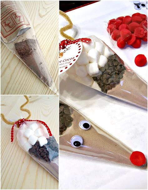 Reindeer Hot Chocolate Bags With Free Printable Tags