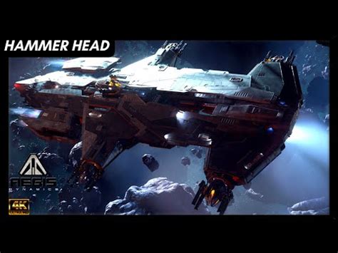 STAR CITIZEN SPACE SHARK WITH MORE GUNS THAN TEETH AEGIS HAMMERHEAD