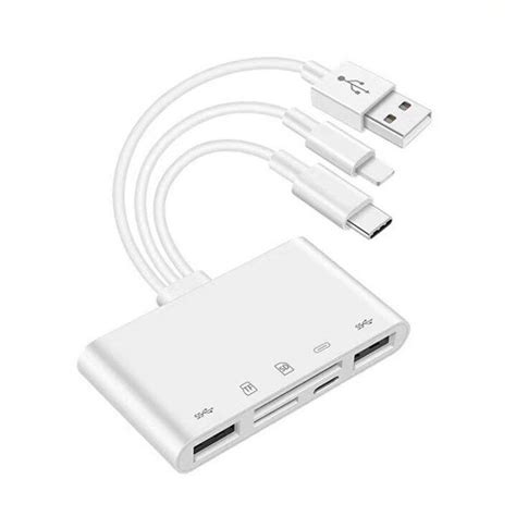 Otg อะแดปเตอร์กล้อง Usb มัลติเมมโมรี่สำหรับไมโครการ์ดเอสดีทีเอฟชุด