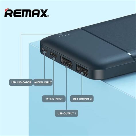 Remax Rpp Mah Power Bank Black Thunder Match