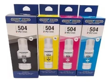 Pack 4 Tintas 504 Alternativas Compatible Con Epson Premium