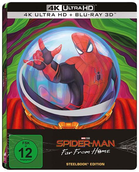 Spider Man Far From Home Limited 3D UHD Steelbook Blu ray für 31