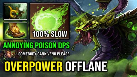 How To Offlane Venomancer In 7 32e With Most Annoying Slow DPS Counter