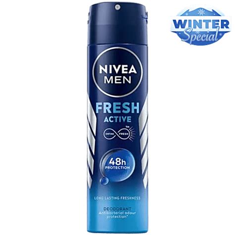 Buy Nivea Deodorant Fresh Active For Men 150 Ml Bottle Online At Best