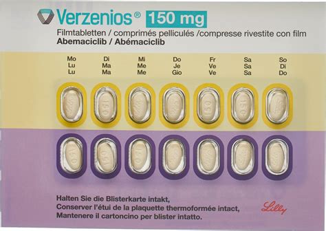 Verzenios Filmtabletten 150mg 56 Stück In Der Adler Apotheke