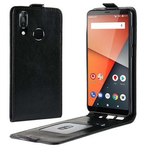 Vodafone Inteligente X9 WIERSS Flip Funda De Cuero Para Vodafone Smart