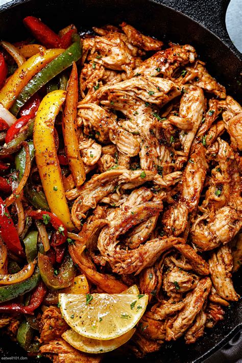 Easy Chicken Fajitas Easy Chicken Fajitas Chicken Fajita Recipe Fast Healthy Meals