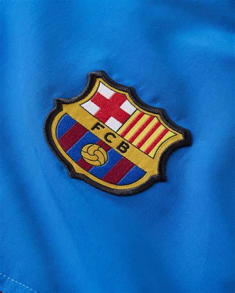 Veste de survêtement de football à zip FC Barcelona pour Homme Nike BE