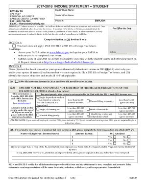 Fillable Online Financialaid Calpoly Student Cal Poly Financial Aid