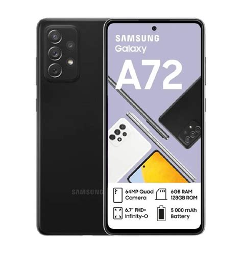 Samsung Galaxy A72 128gb Dual Sim Awesome Black Buy Online In South