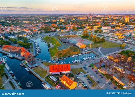 Aerial View of the Klaipeda Castle in Lithuania Stock Photo - Image of ...