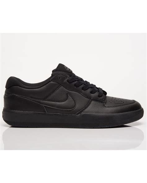 Nike Sb Force 58 Premium Triple Black for Men | Lyst