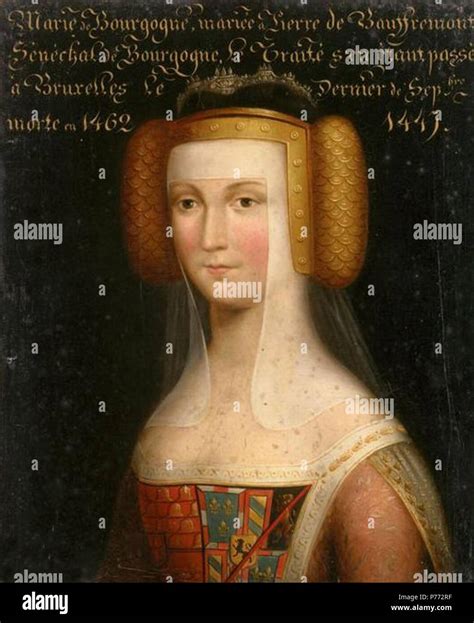 Fran Ais Marie De Bourgogne Morte En Comtesse De Charny