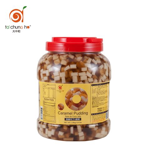 Hot Sale 385kg Tachungho Caramel Pudding Nata De Coco Jelly