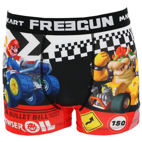 Boxer Enn01 Super Mario Bowser Multicolore Homme Freegun Wimod