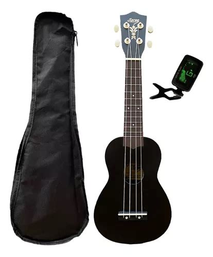 Ukulele Seven Soprano Suk Bk C Capa E Afinador Frete Gr Tis