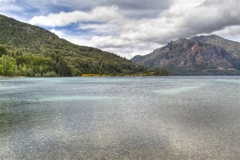 Lago Gutierrez Vicino A Bariloche Argentina Fotografia Stock