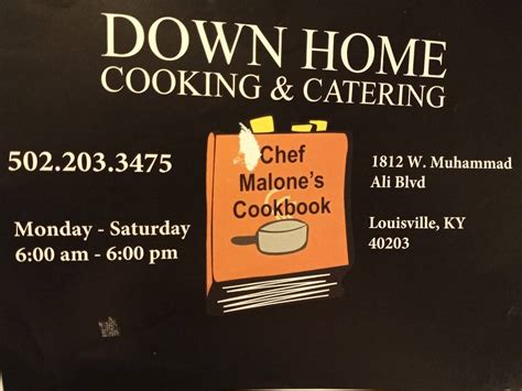 Down Home Cooking And Catering LLC Restaurant 1812 W Muhammad Ali