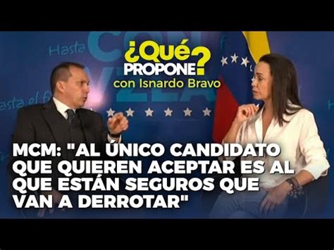 María Corina Machado en Programa Especial de Qué Propone por VPItv