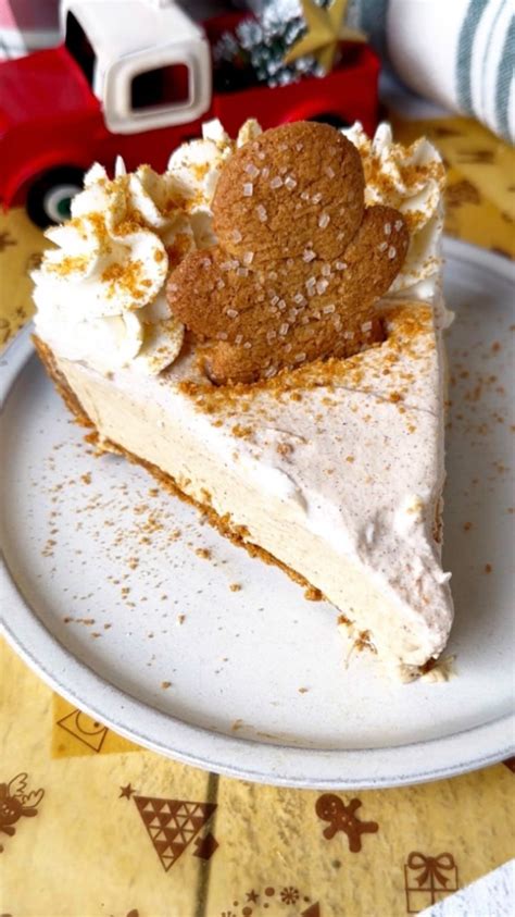 No Bake Gingerbread Cheesecake Maria S Kitchen